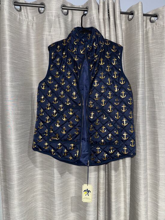 Nike Jackets & Blazers - Simply Southern navy blue quilted puffer vest XL - NEW